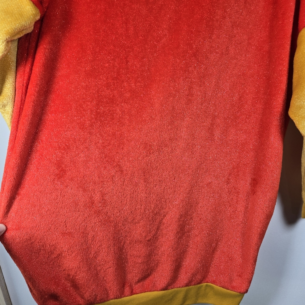 Disney Winnie The Pooh Hunny Character Soft Fleece Long Hoodie Sweater Medium - Picture 13 of 16